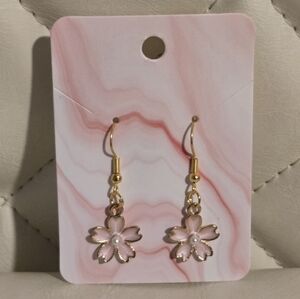 🌸 Cherry Blossom Pink Earrings ~ Boutique & NWT Handmade